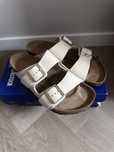 Birkenstock nowe skórzane klapki 39