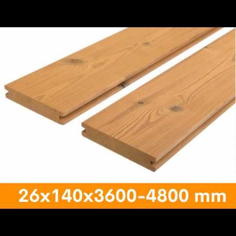 Deska tarasowa termososna D4sg 26x140 Thermory