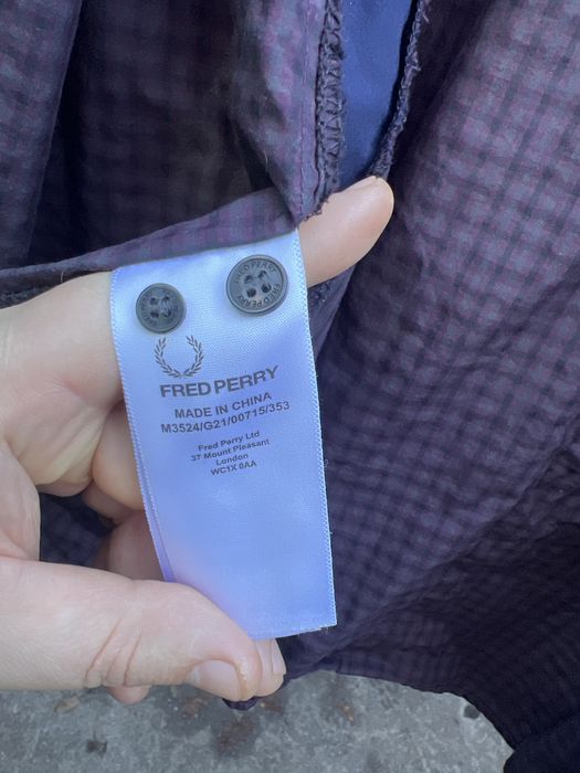 Сорочка fred perry xl size
