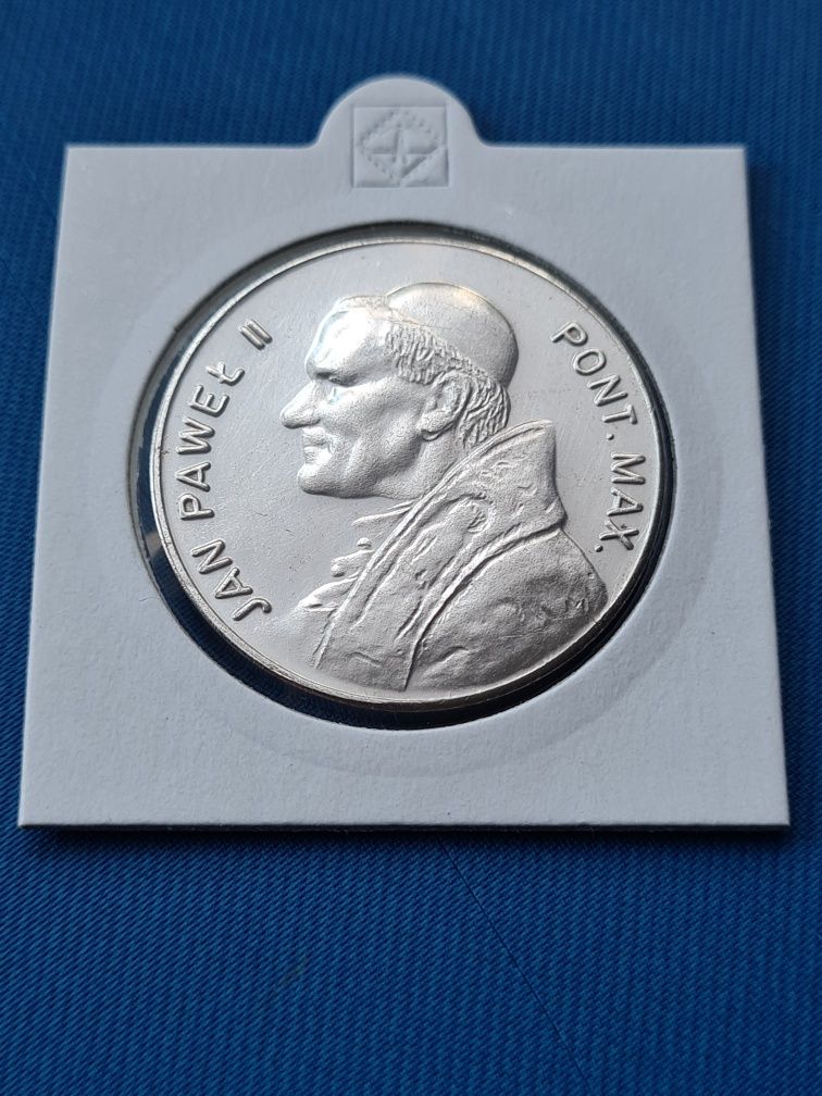 Medal okolicznosciowy 600 lat Jasnej Góry Papiez Jan Paweł II