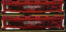 Pamięć RAM DDR4 Crucial Ballistix 2x8GB 16GB 3000MHz
