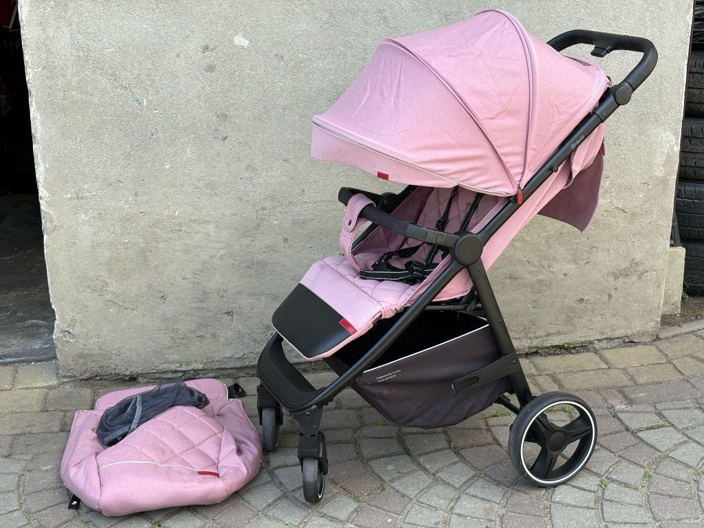 Carrello Bravo Wózek całoroczny Różowy super stan Spacerowka