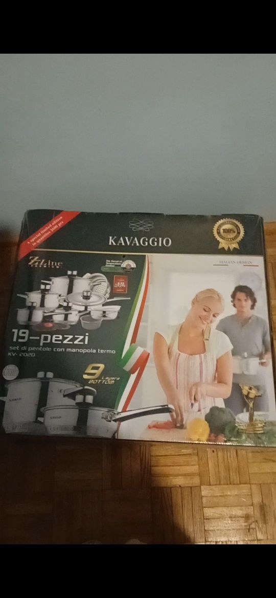Garnki Kavaggio 19 elementów