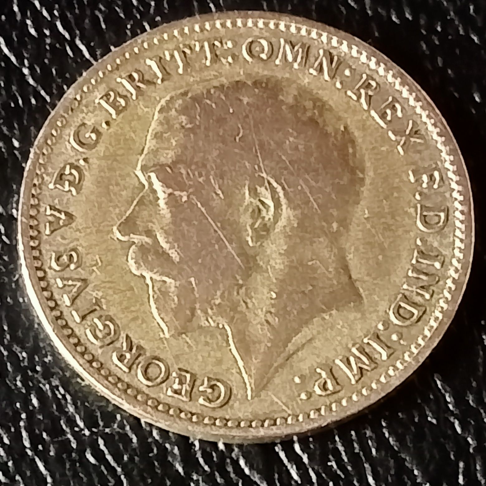 moeda prata reino unido 1922