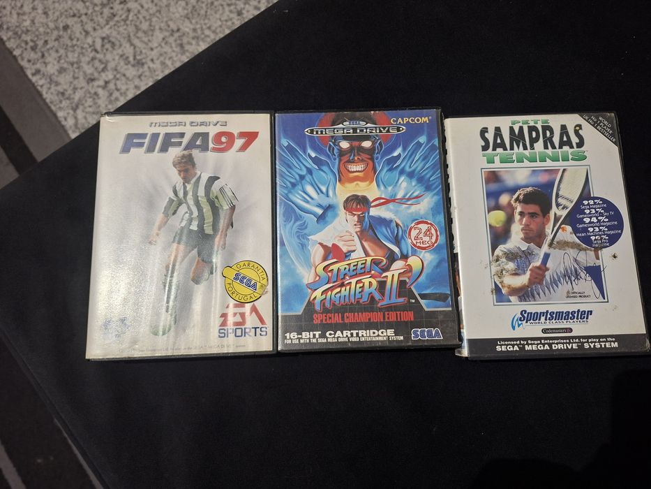 3 Jogos Mega Drive