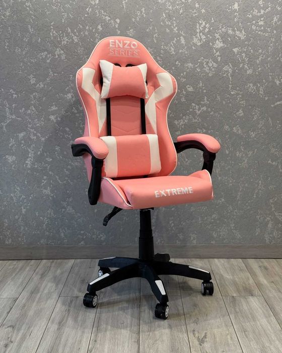 Компютерне крісло на колесах з екошкіри +2подушки РІЗНІ КОЛЬОРИ Крісла