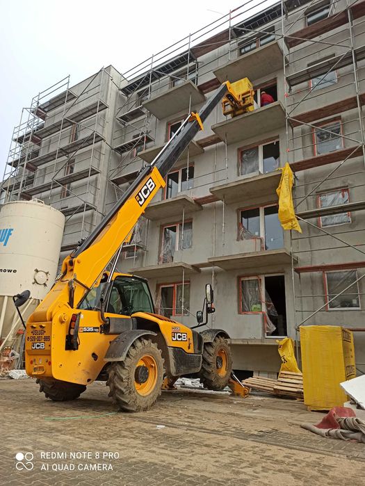 Usługi Ładowarką-Teleskop Koparka Dźwig Dobroszyce Oleśnica rozładunek