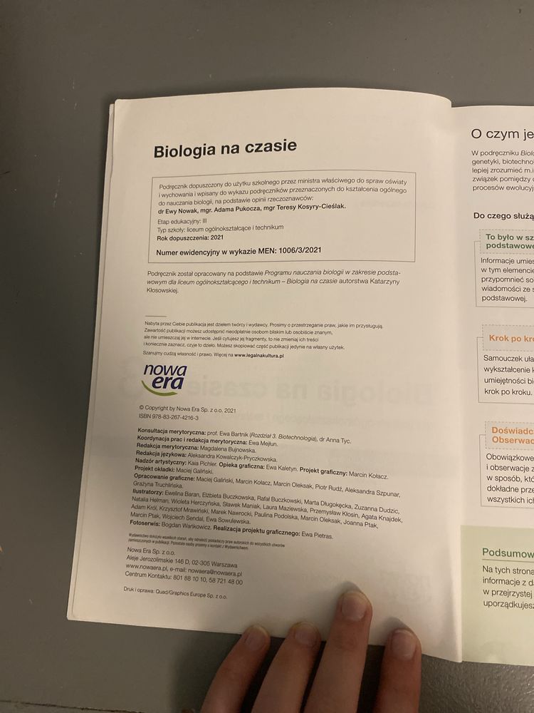 podręcznik biologia na czasie 3