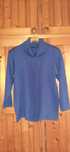 Golf Sweter Malina Wong 42 - Niebieski, Stan Bardzo Dobry, Elegancki