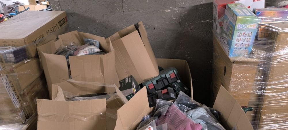 Mix palety zwroty konsumenckie kat A AB abc 18 palet mega cena