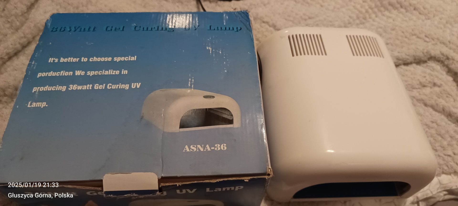 Lampa do paznokci Asna 36W
