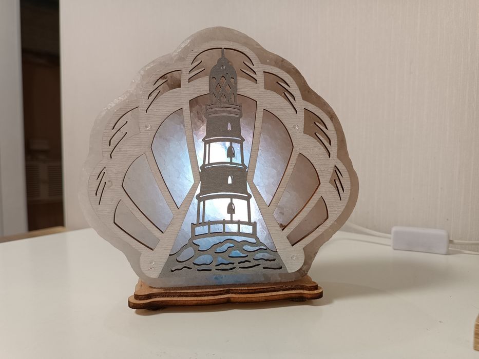 Соляний світильник Маяк