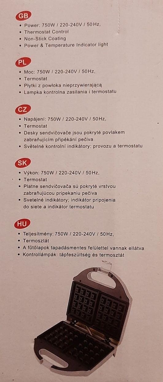 Gofrownica MAS model OK47