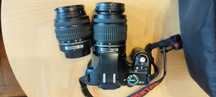 Aparat lustrzanka Pentax KX fajny komplet