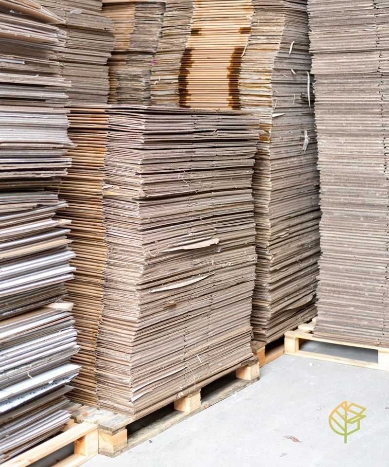 Skup Makulatury - pudełek używany i nowych, stoki, tektura, transport