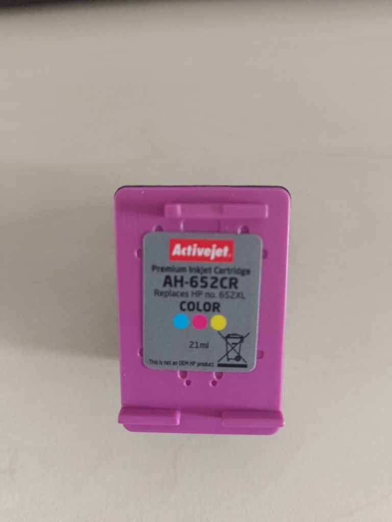 Tusz kolorowy activejet 652 xl