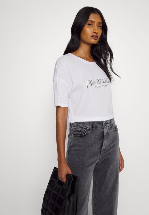 T-shirt z nadrukiem True Religion r. S