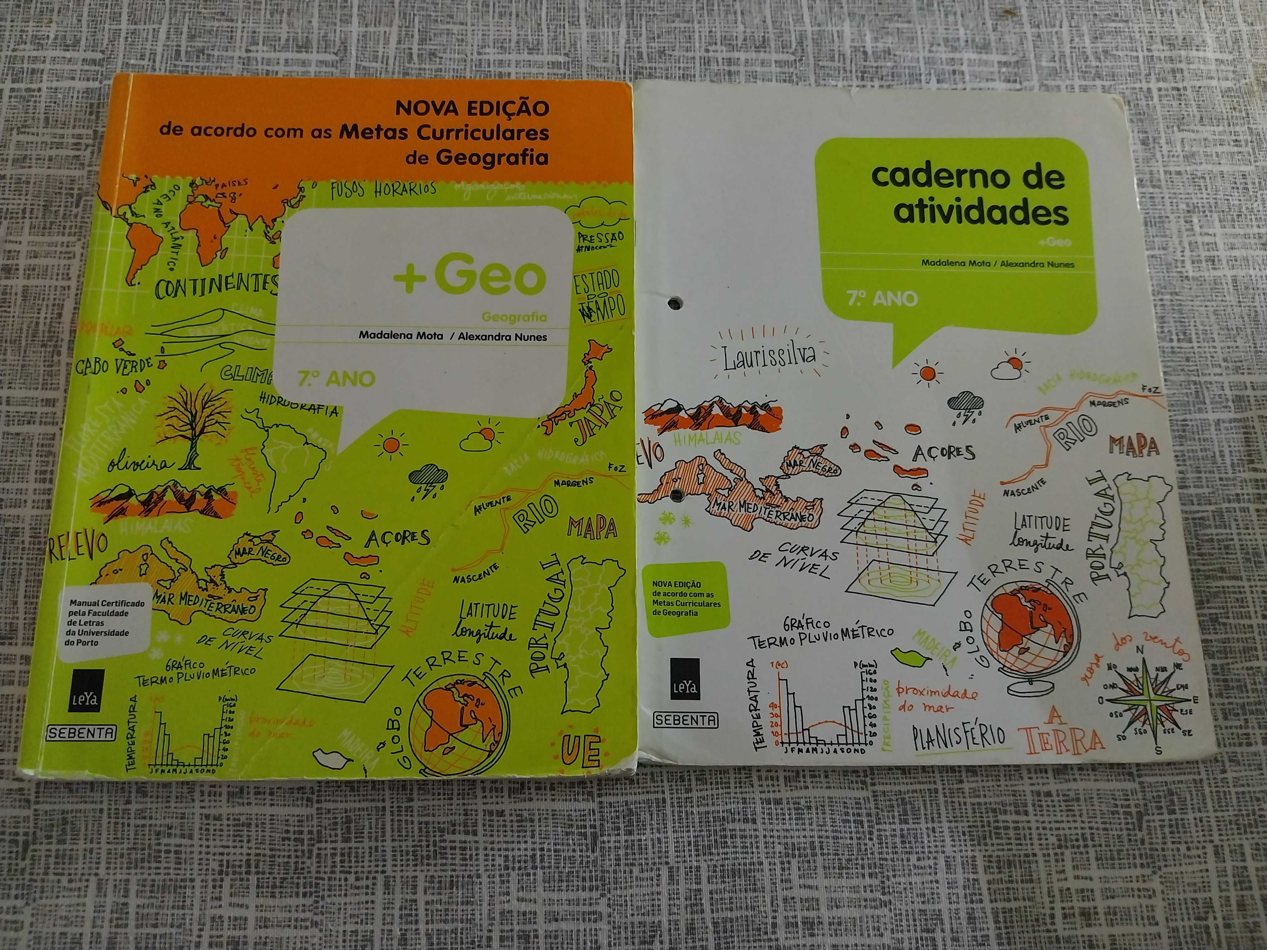 Manual e caderno de actividades de geografia 7° ano