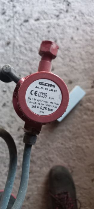 Reduktor GOK do ogrzewania z stalową rura