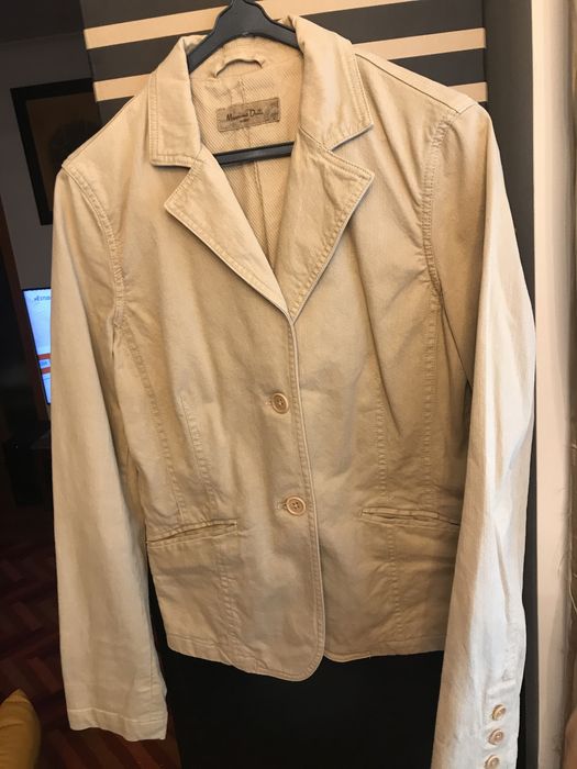 Blazer algodão Massimo Dutti