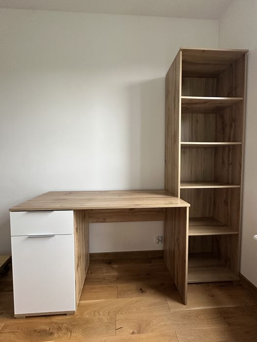 Biurko Zele i regał Zele BRW + fotel do biurka gratis