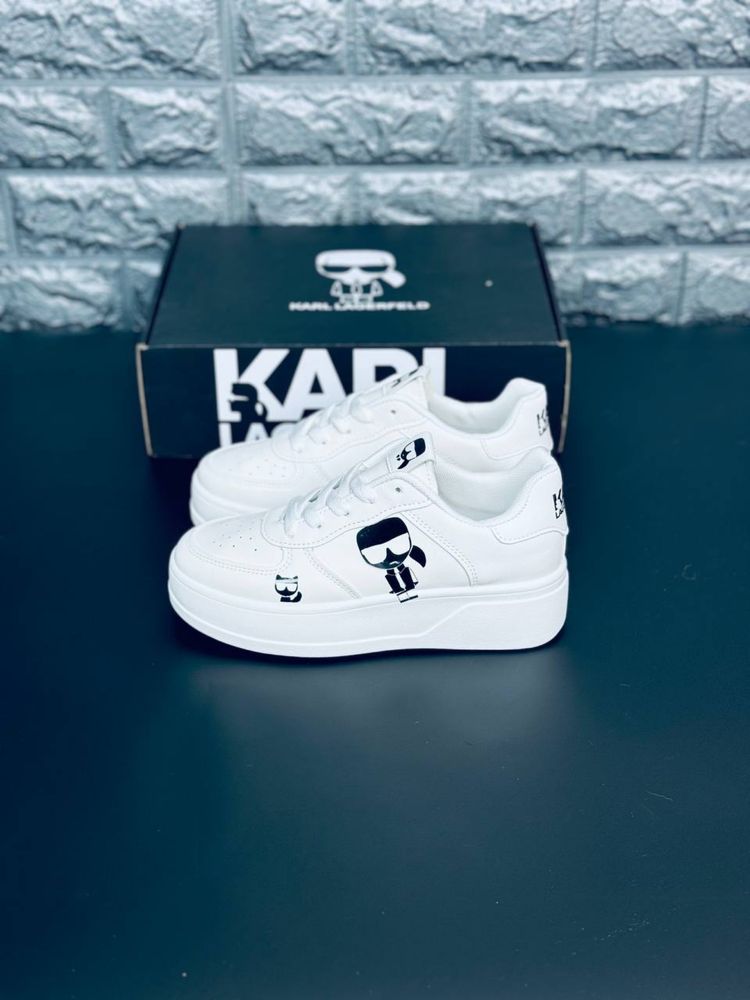 Karl Lagerfeld жіночі білі кросівки розміри 36-41