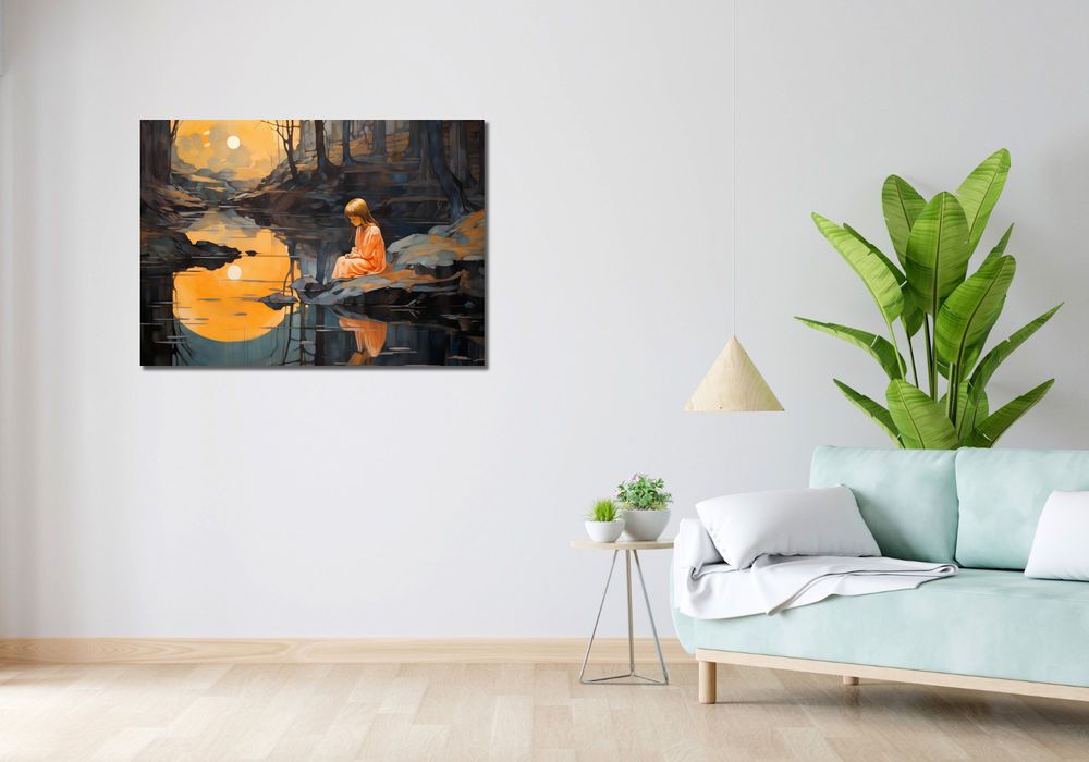 Obraz 100x70cm Zachwyt Nad Zmierzchem
