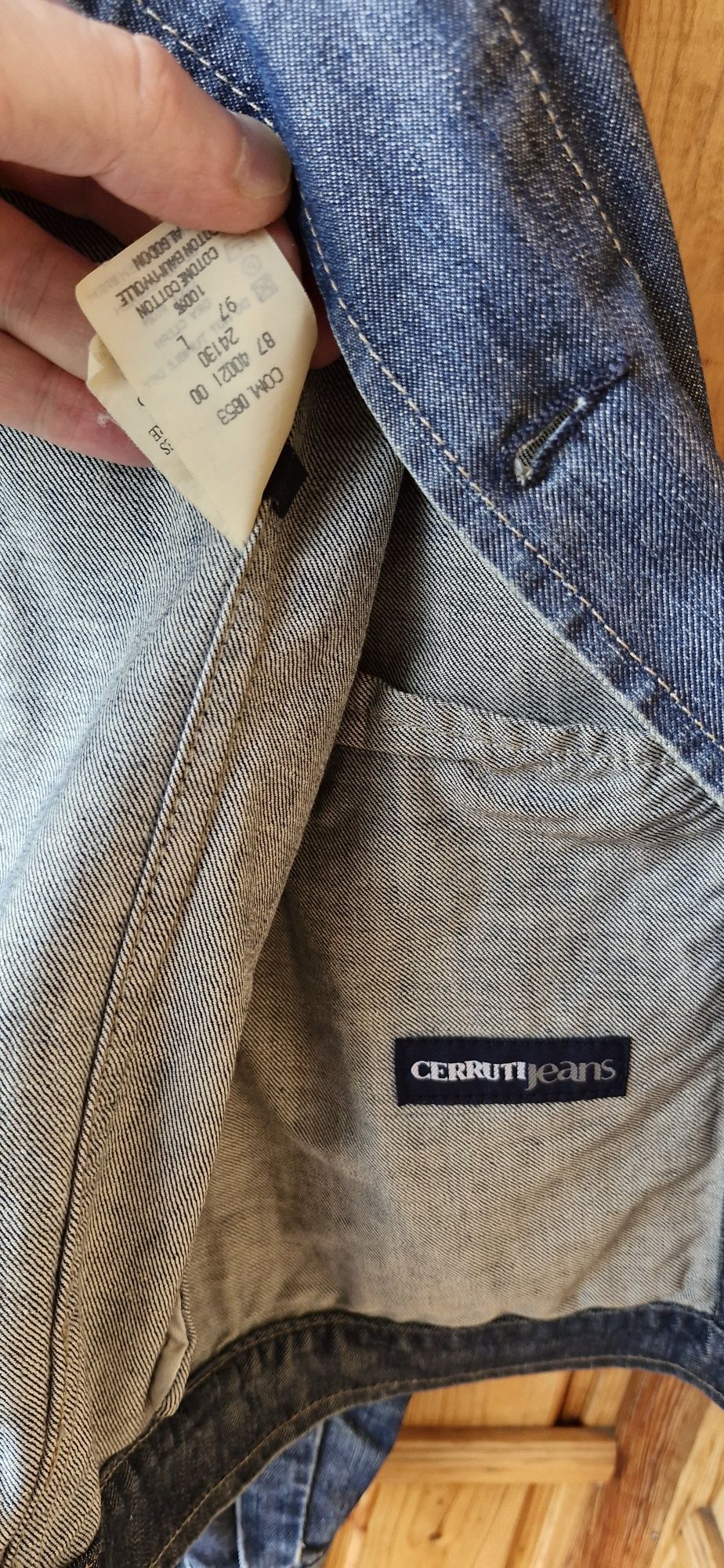 Джинсовый пиджак Cerruti l-xl