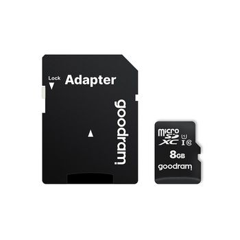 Karta pamięci micro sd GOODRAM - 8GB z adapterem