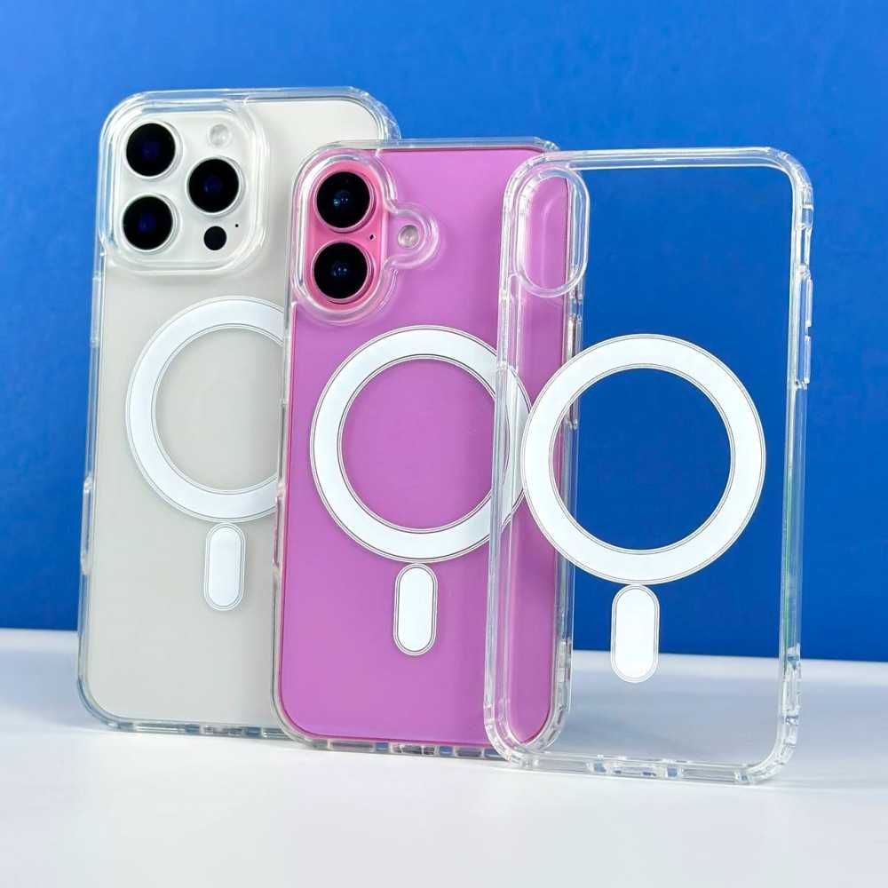 Чохли для iPhone 7/16ProMax (Clear Case Magnetic) Опт/Дроп (Айфон)
