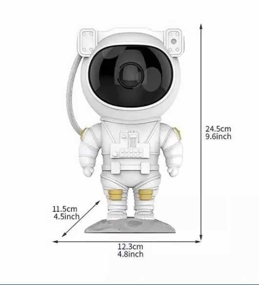 Нічник космонавт лазерний проектор на подарунок астронавт