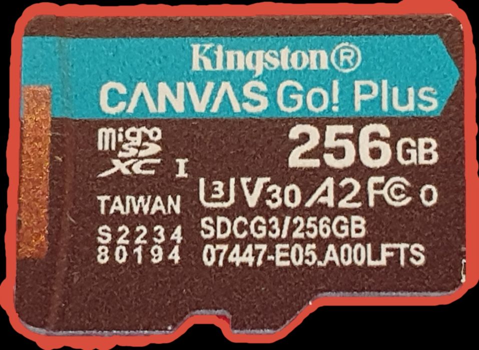 Карта памяти Kingston 256gb Kanvas Go! Plus