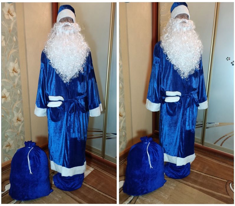 Дід Дед Мороз Костюм Діда Деда Мороза Миколая Снігуроньки Снегурочки