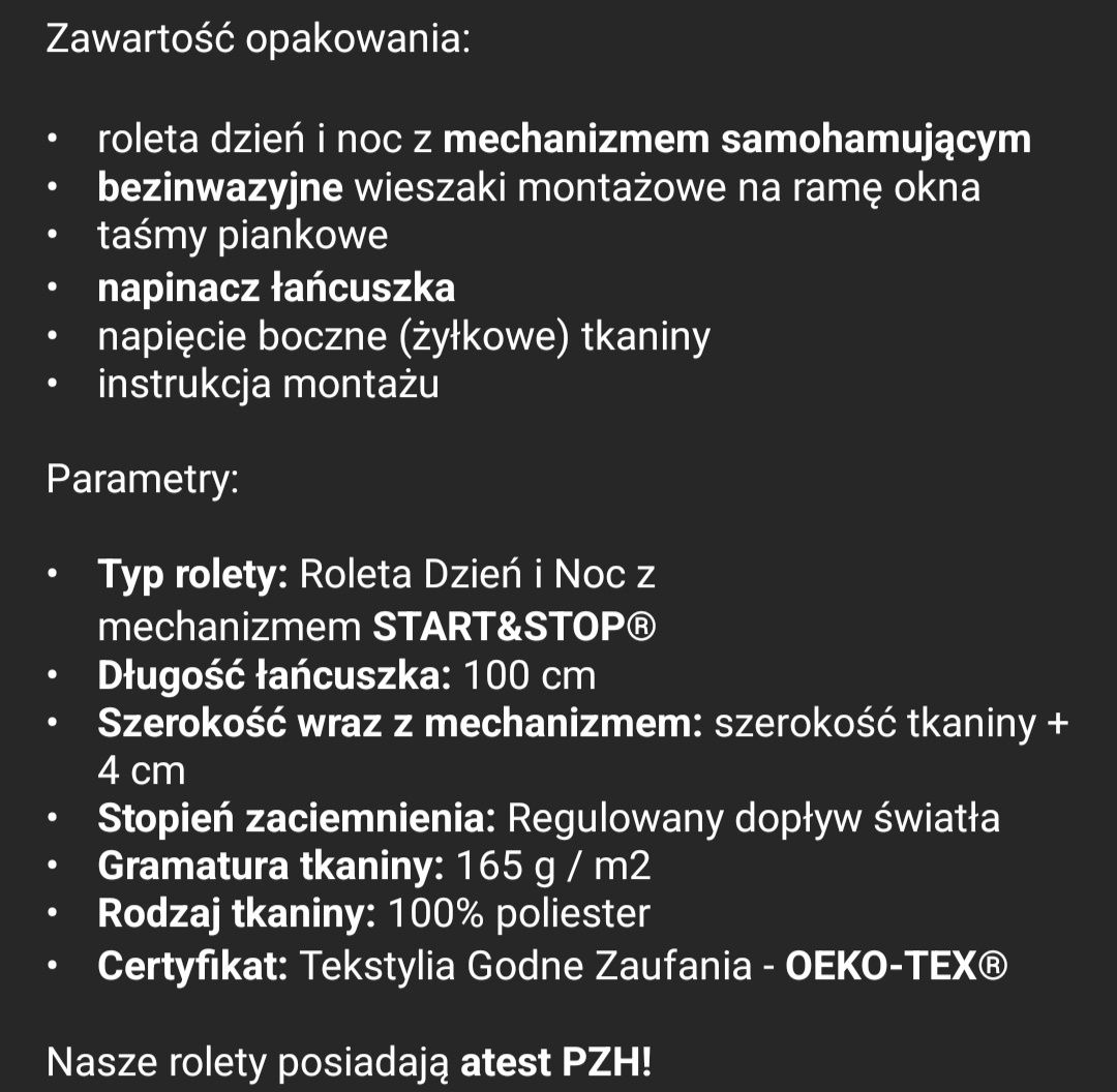 Rolety Dzień Noc