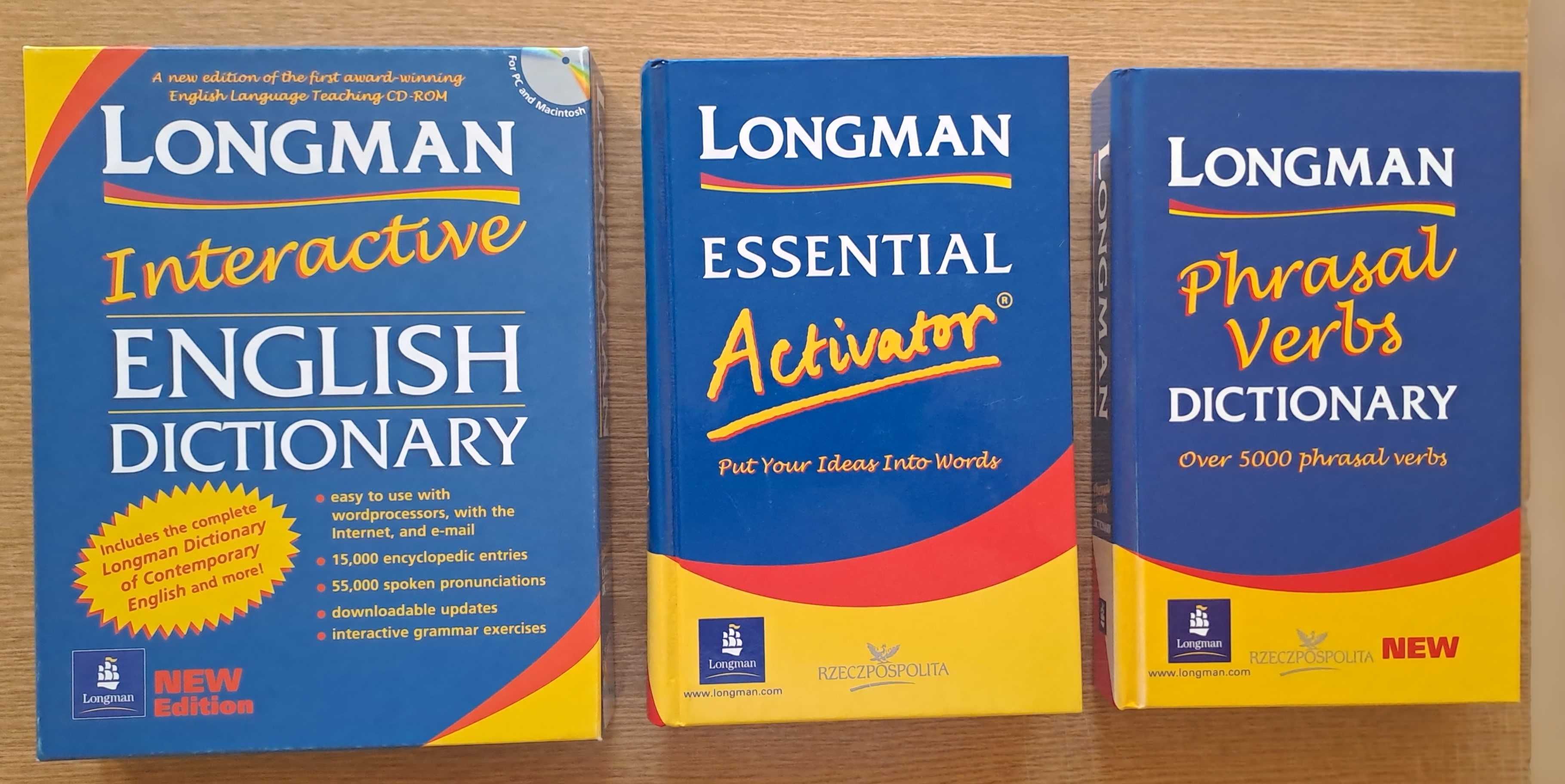 Longman - podręcznik, słownik + płyta od języka angielskiego