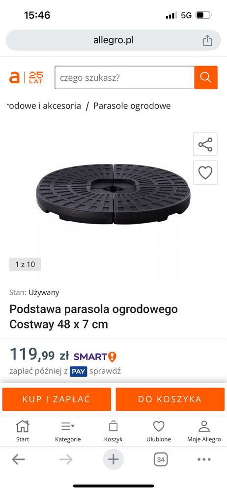 Podstawa pod parasol OKAZJA