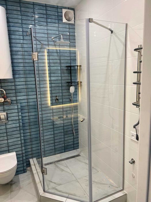 Душевая кабина из закаленного стекла