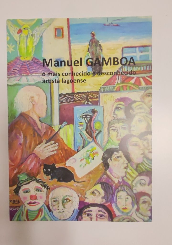 Livro sobre a exposição comemorativa do pintor Miguel Gamboa