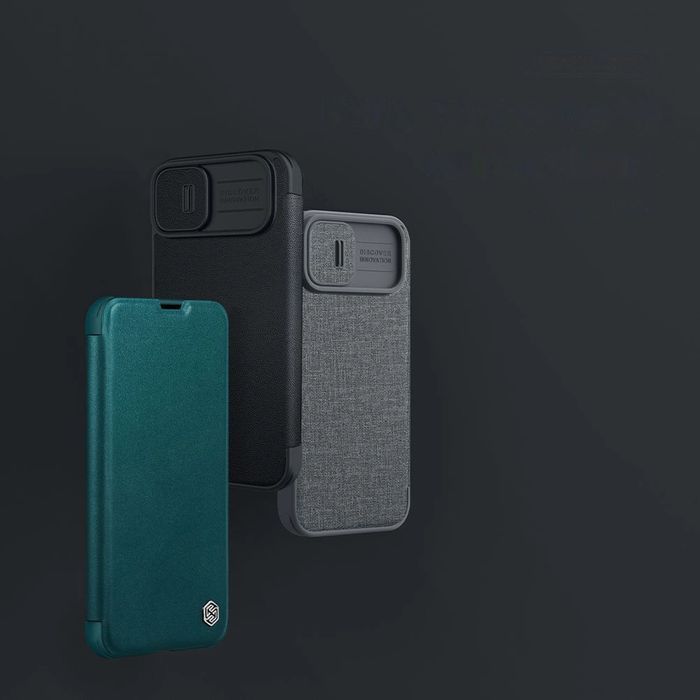 Nillkin Qin Leather Pro Case etui iPhone 14 Plus pokrowiec z klapką