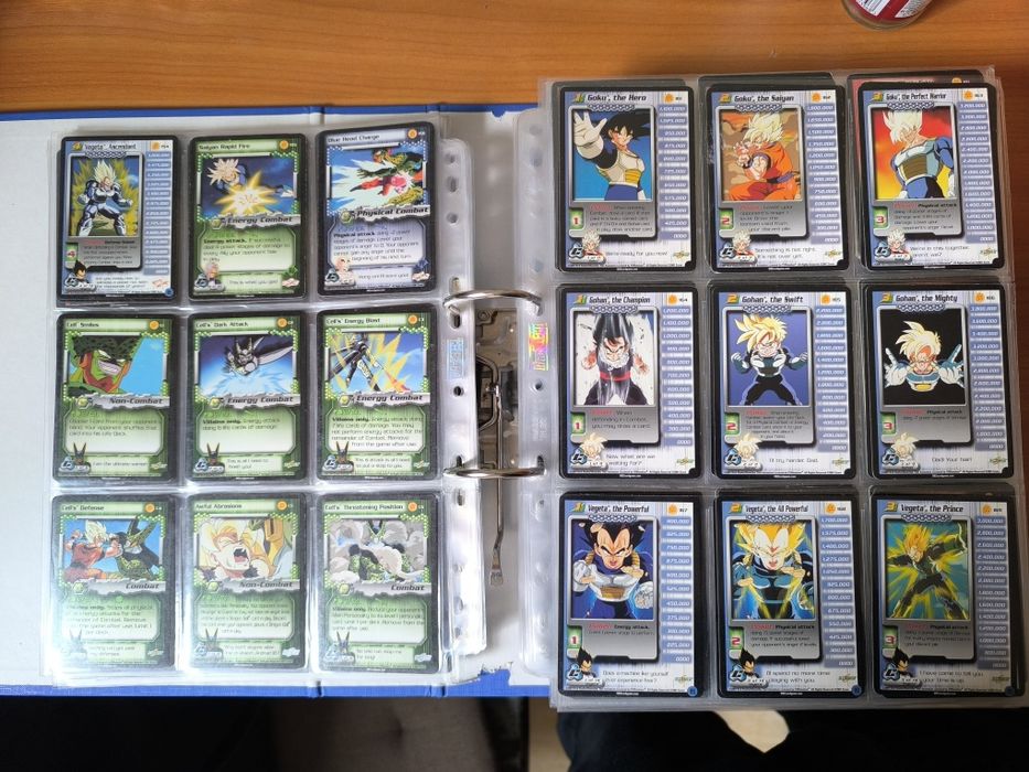 Karty Dragon Ball Z CCG SCORE kompletna Cell Saga 1-200.