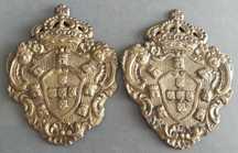 Placas brasão Real