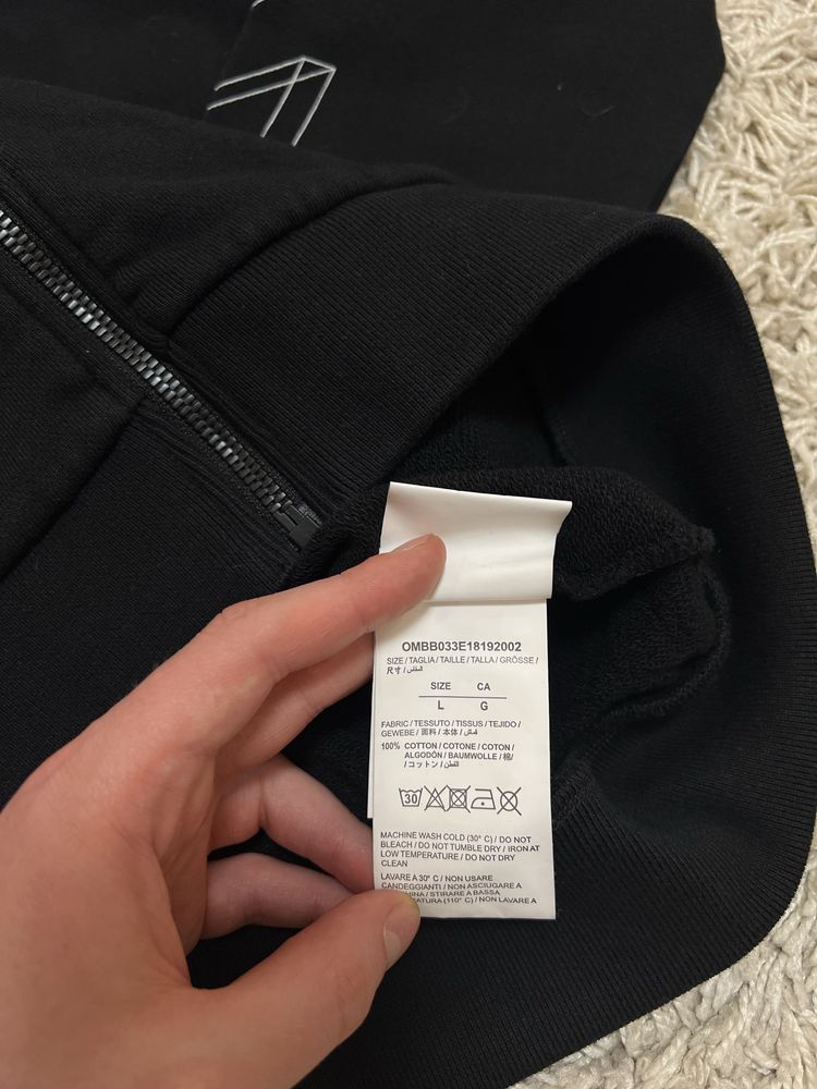 Off white зіп худі