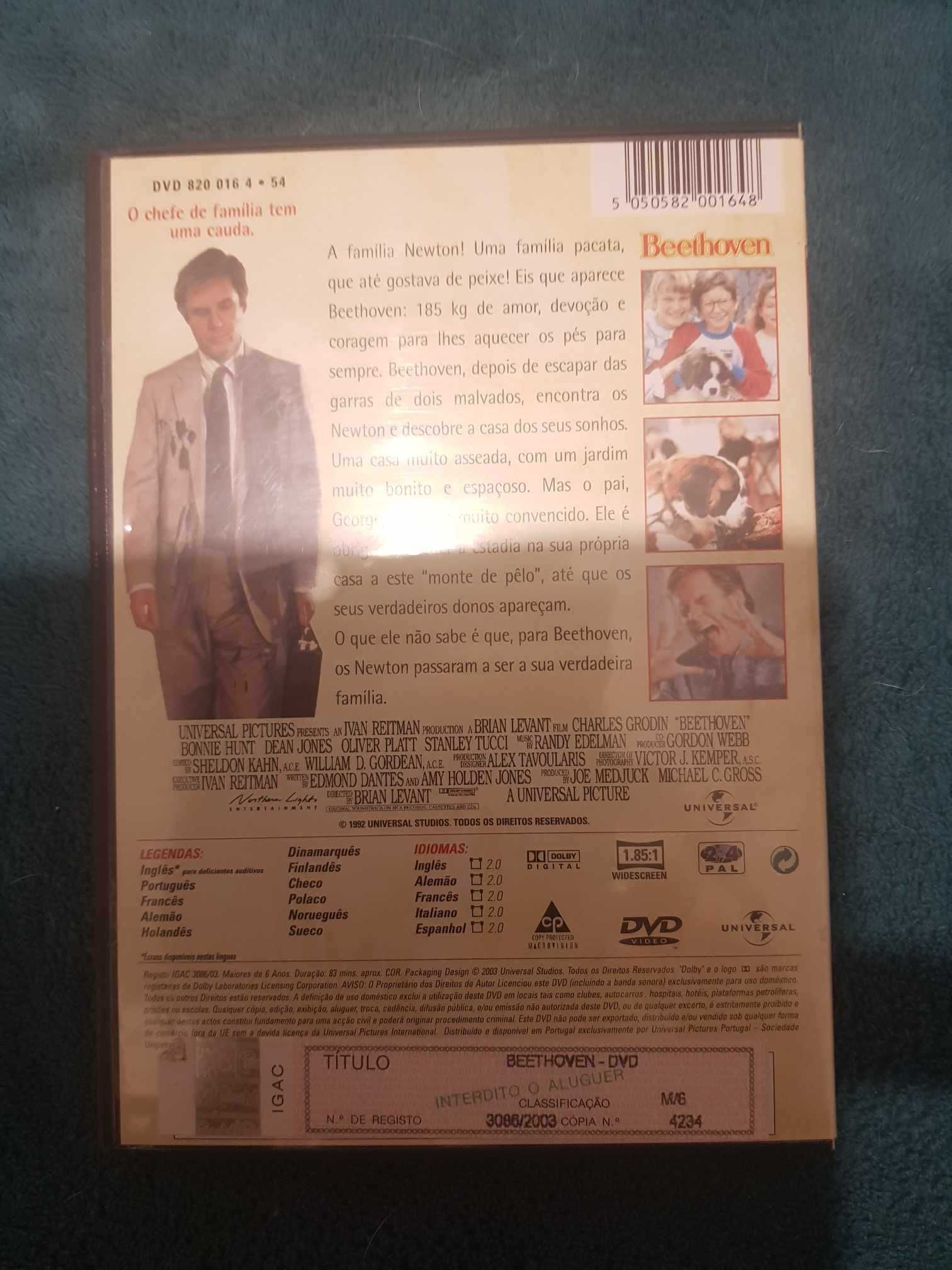 DVD do Filme Beethoven