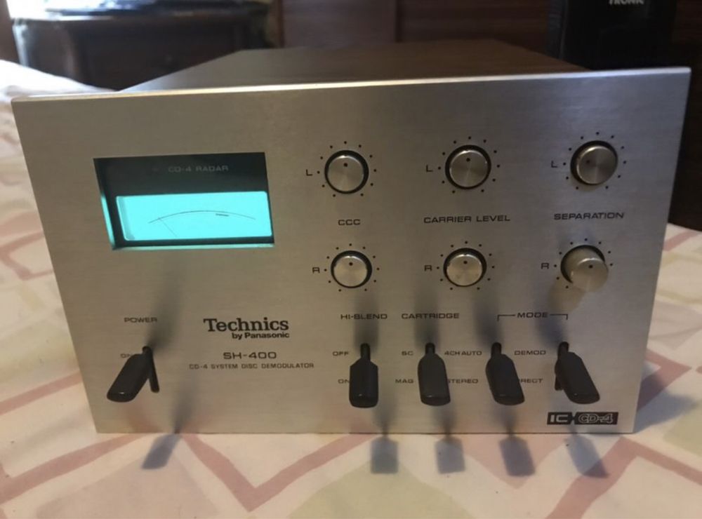 Technics SH-3400 - 4 Channel Control Center + SH-400 CD-4 System Disc