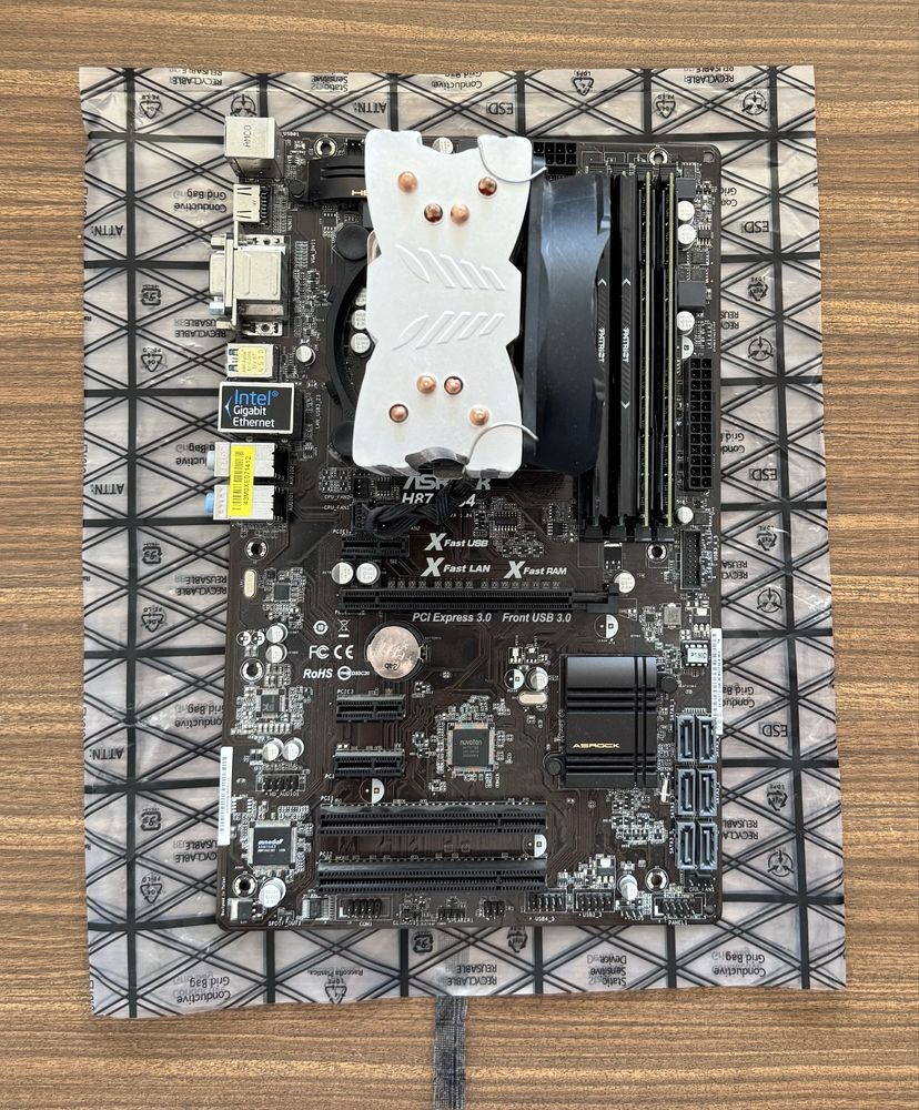 Asrock H87 Pro4 + I5 4670 + 16GB DDR3 + Chłodzenie SPC