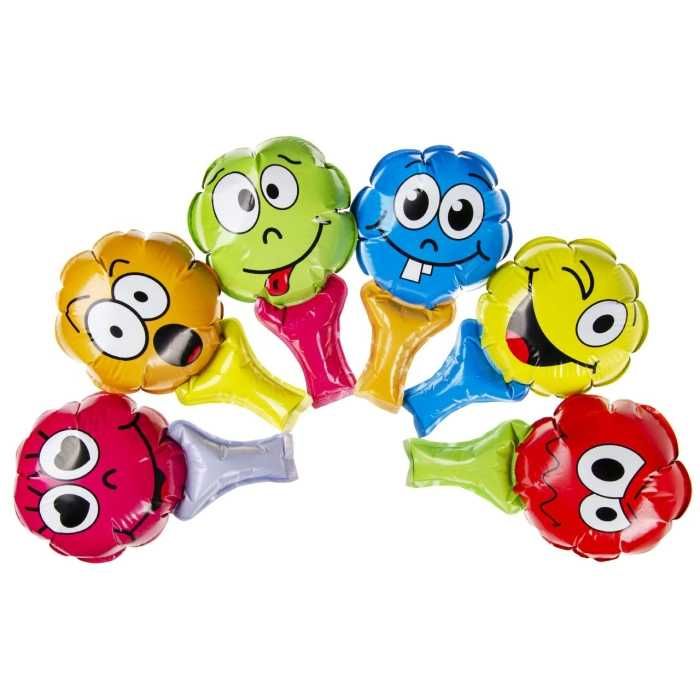 Samopompujący się balon foliowy - emotikony
