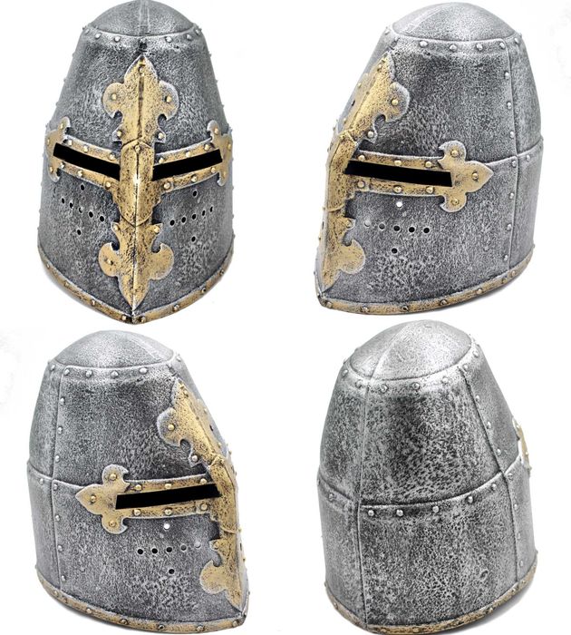 HEŁM REPLIKA Dla Dziecka GARNCZKOWY Polska Rycerski kostium przebranie