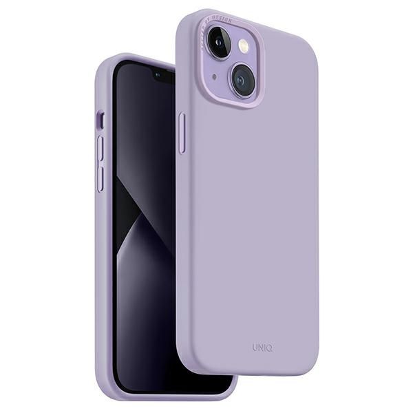 Uniq Etui Lino Iphone 14 Plus / 15 Plus 6.7" Lilak/Lilac Lavender