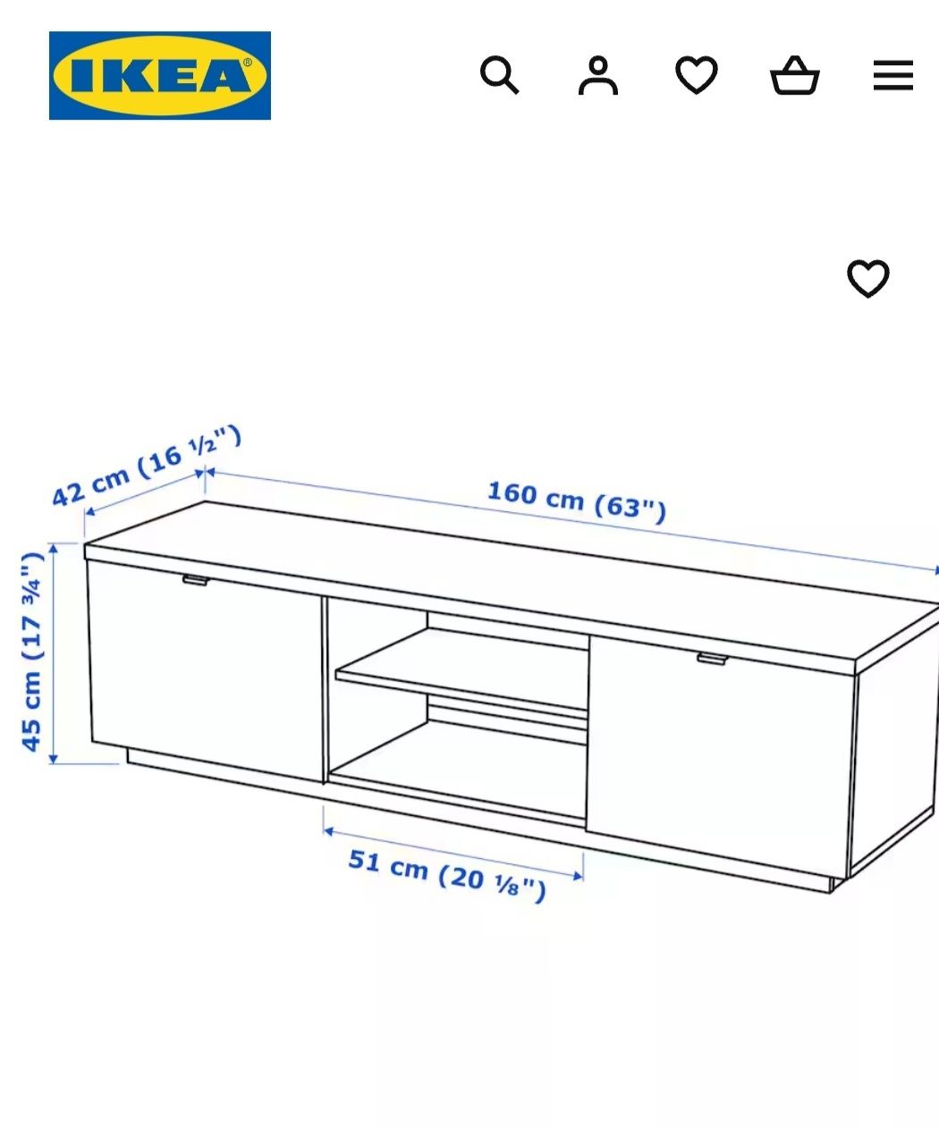 Móvel branco IKEA