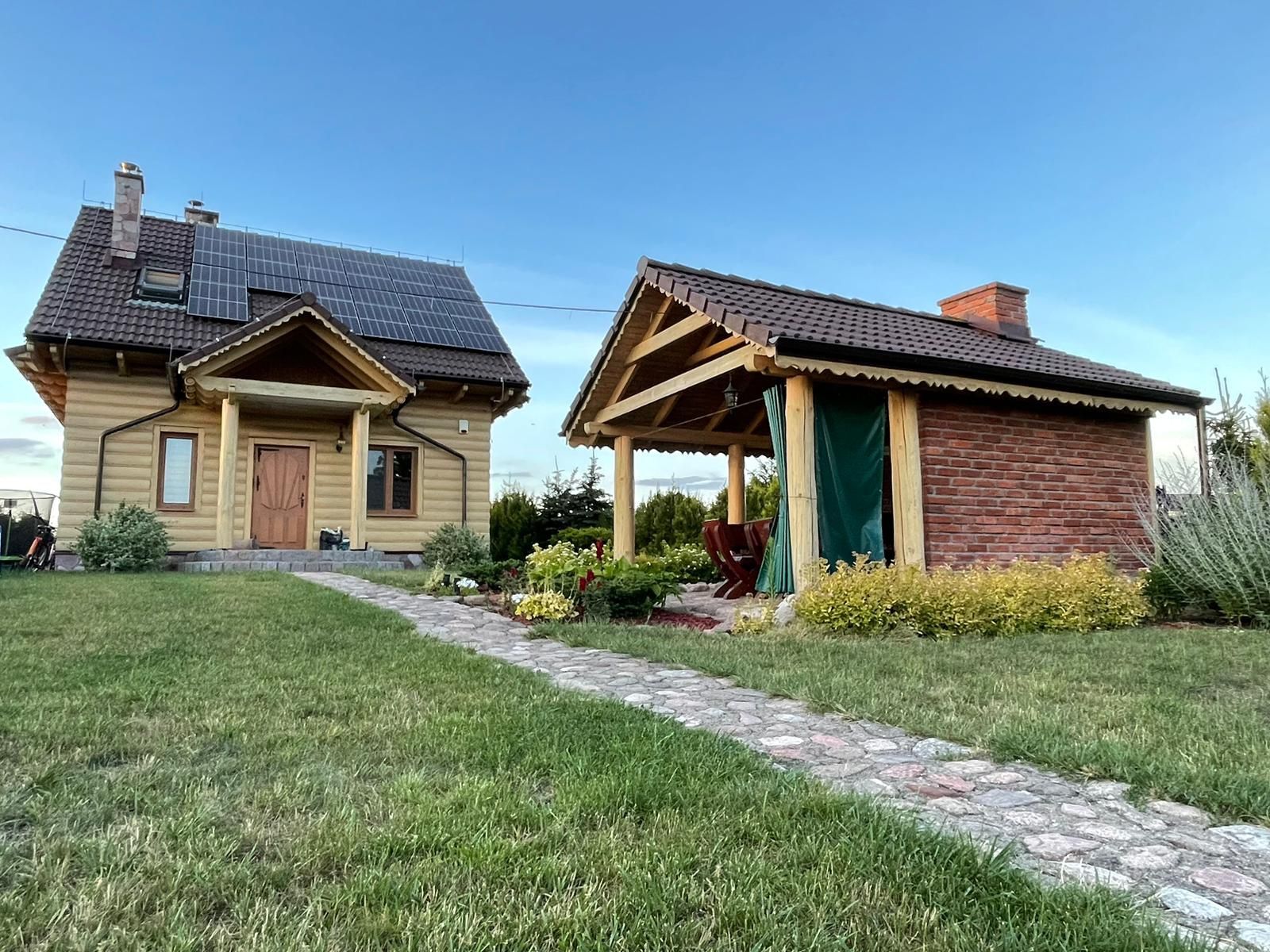Mazury Mikołajki domek  nad jeziorem, jacuzzi, sauna,11 osób